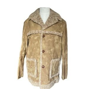 Vintage Fingerhut Fashions faux fur Coat size 40.